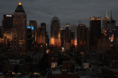 38 Paramount Plaza, One Worldwide Plaza, Morgan Stanley Building, One Astor Plaza, Bank Of America After Sunset From New York Ink48 Hotel Rooftop Bar